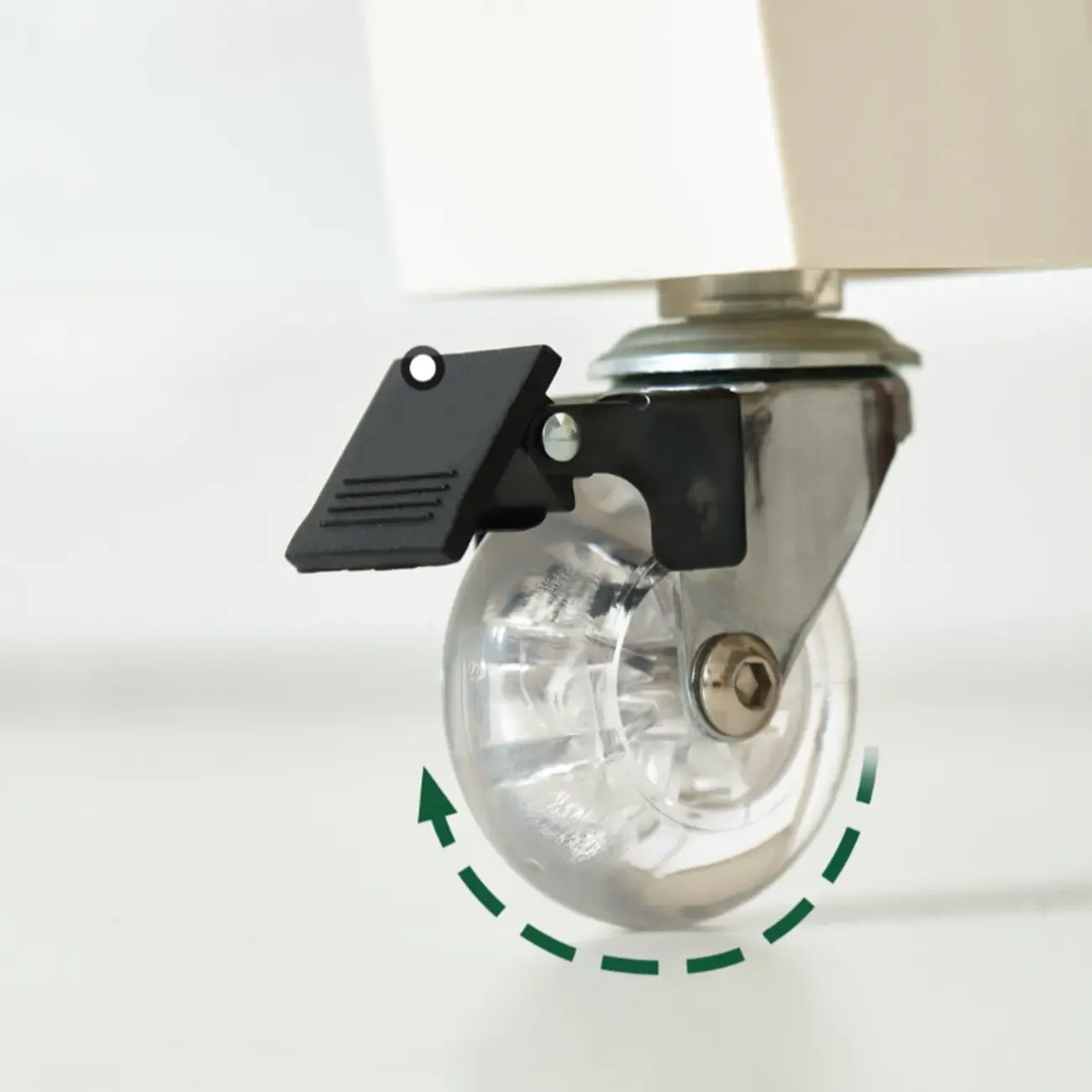 Modern Milky White Four Legs Acrylic Sofa End Table