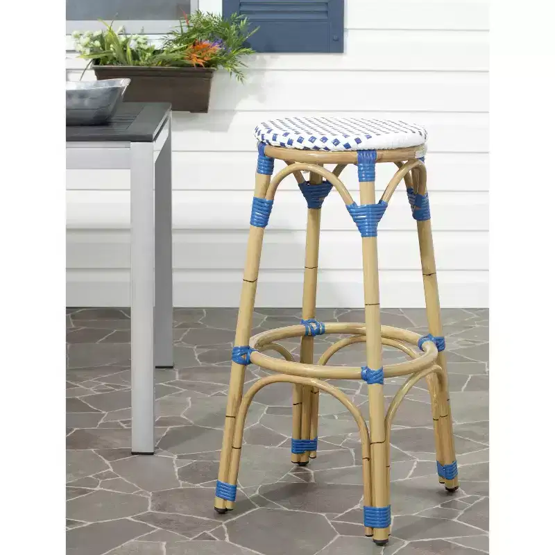 Kipnuk Barstool - Indoor/Outdoor - FOX5211 - Safavieh
