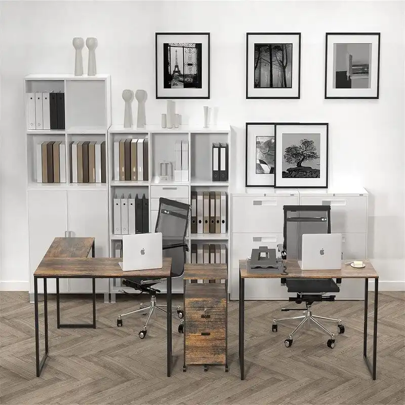 Rolling File Cabinet w/ 2 Drawers