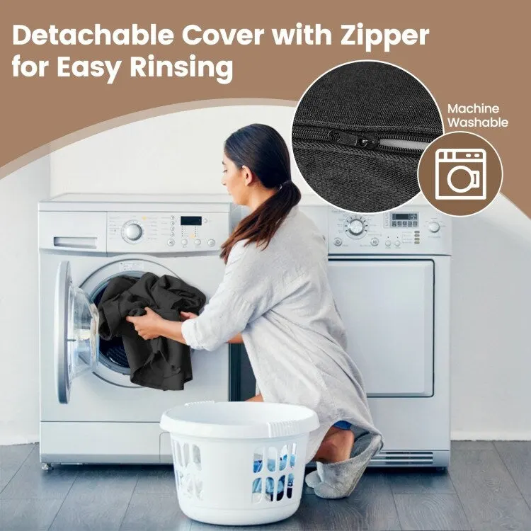 Tri-Fold Folding Chair Convertible Sleeper Bed - 75 x 28 x 6