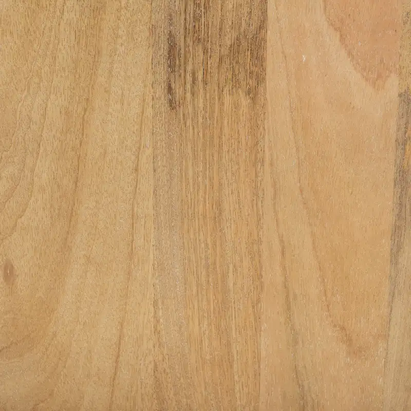 Solid Wood Square Accent Table – Light Brown