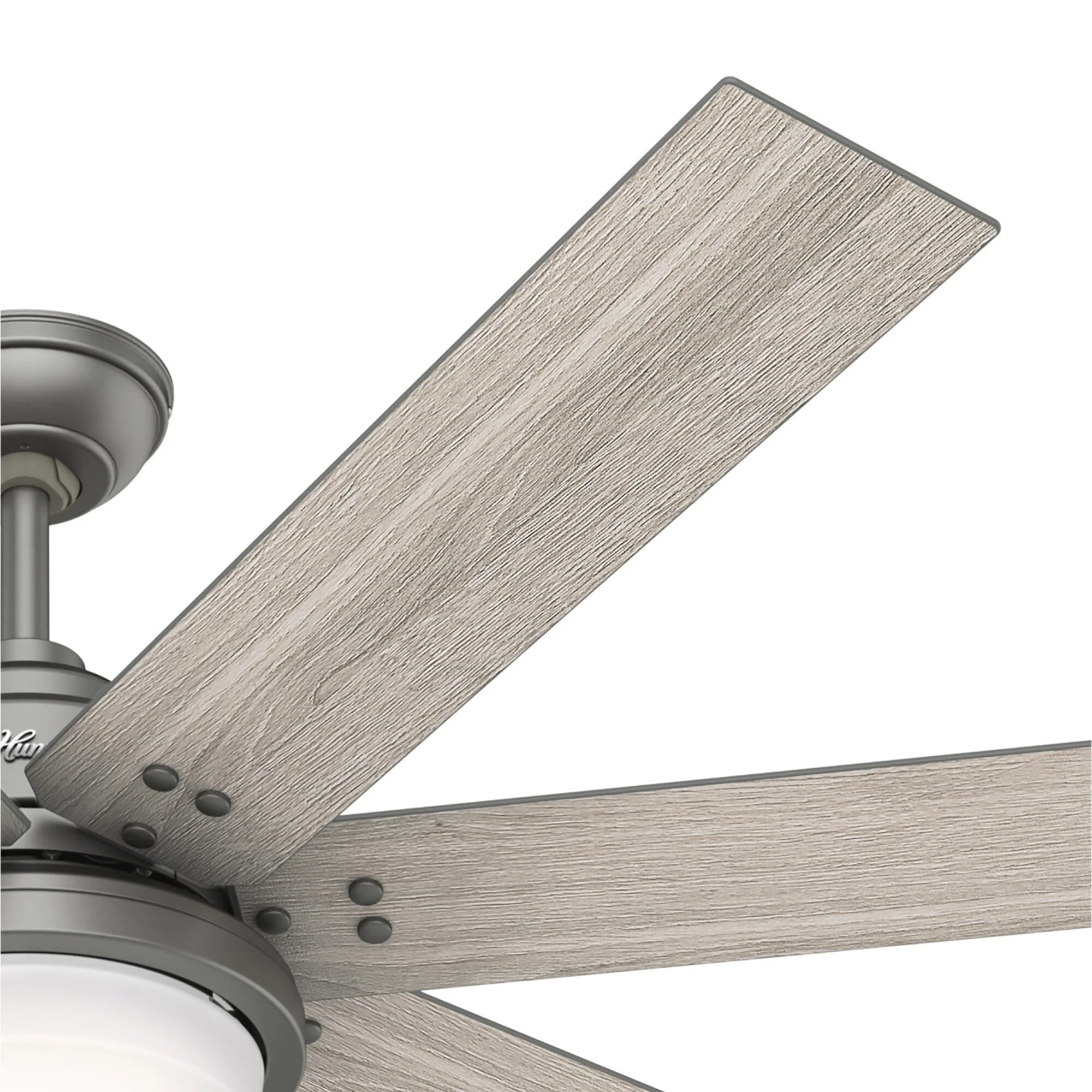 Hunter WiFi Whittington Ceiling Fan with LED Light, Handheld Remote - Windmill - Industrial, Farmhouse, Rustic - SMART FAN!