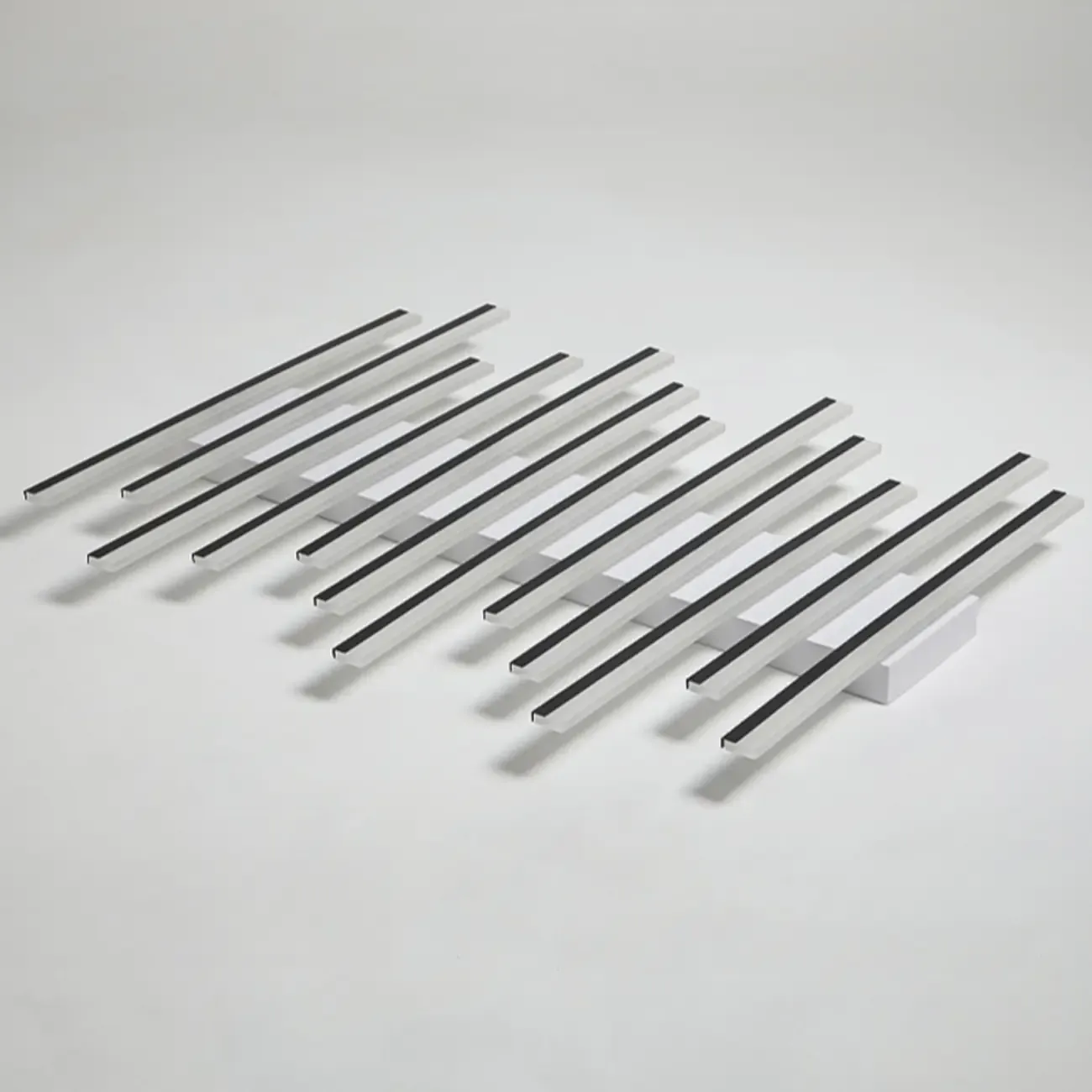 Geometric LED Semi Flush Ceiling Light with Acrylic Shade