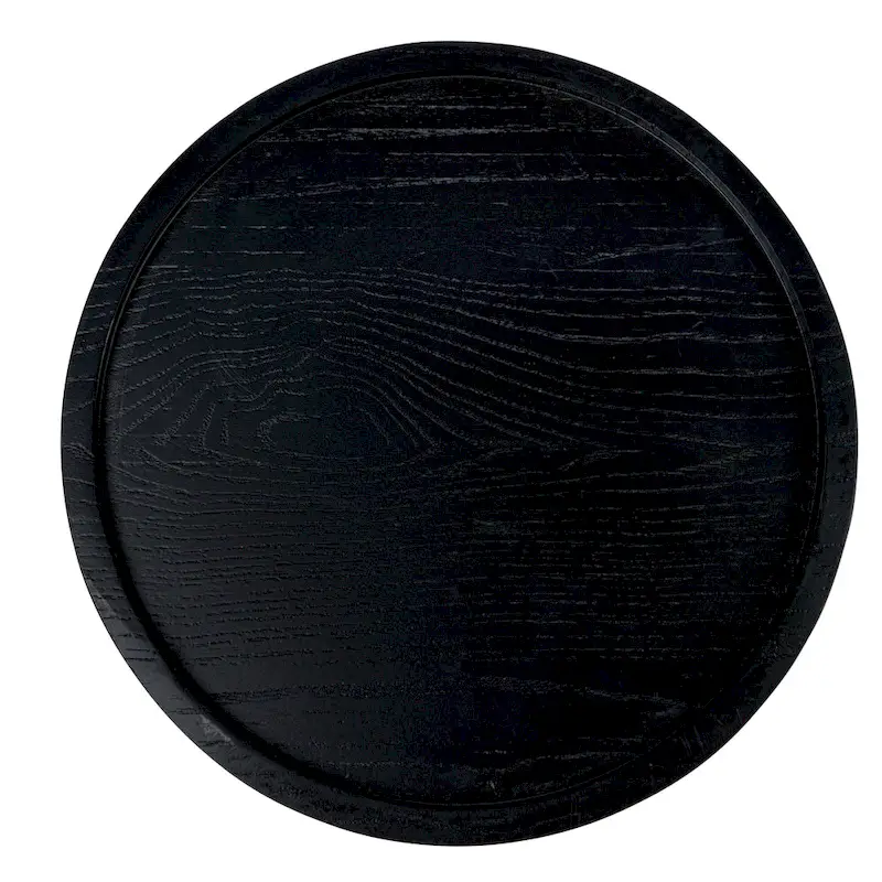 Round Metal Side Table with Claw Feet