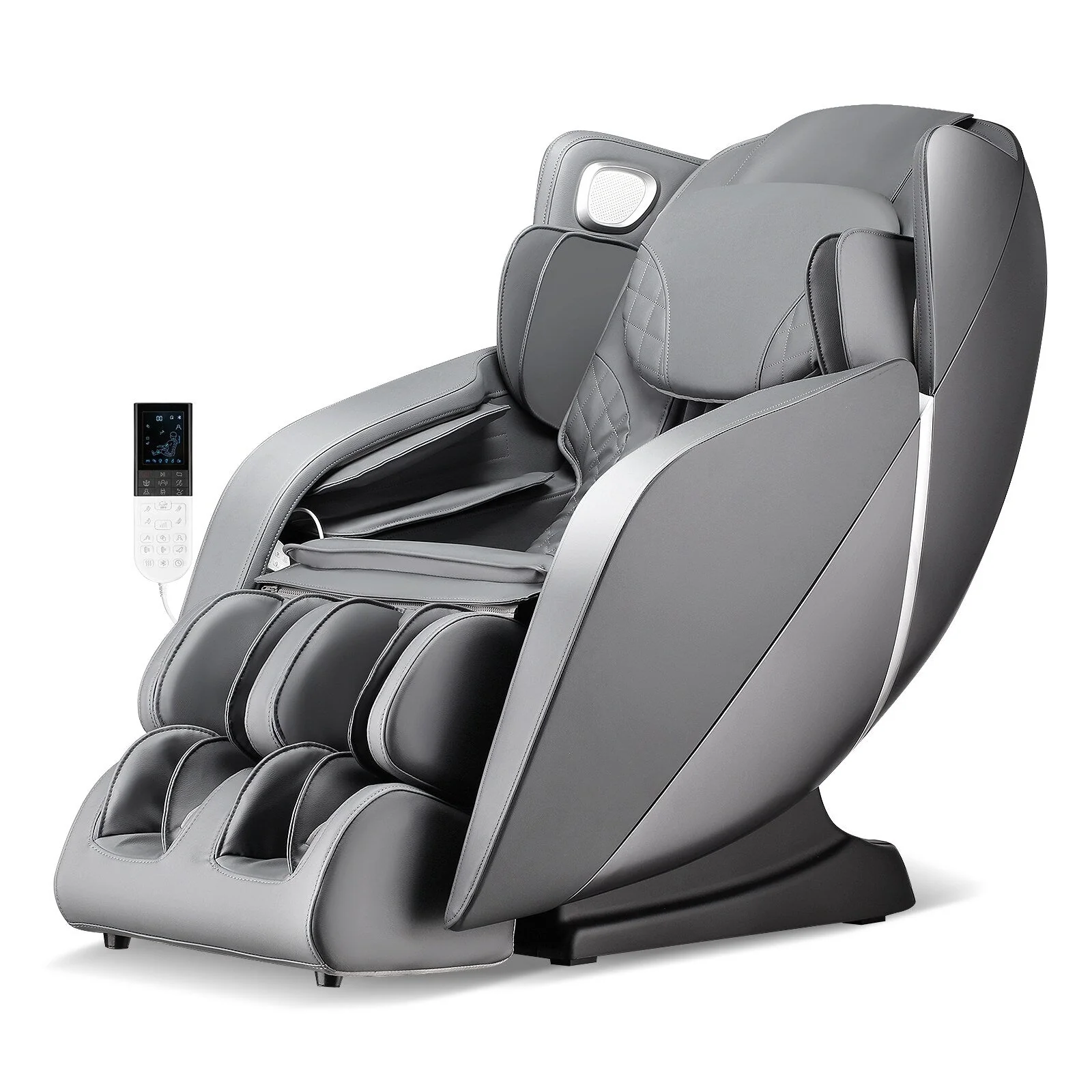 Costway Full Body Massage Chair with Voice Control Heat Foot Roller