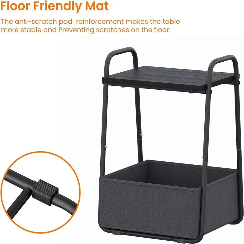 Side Table Set of 2 - 16.93D x 14.57W x 24.02H