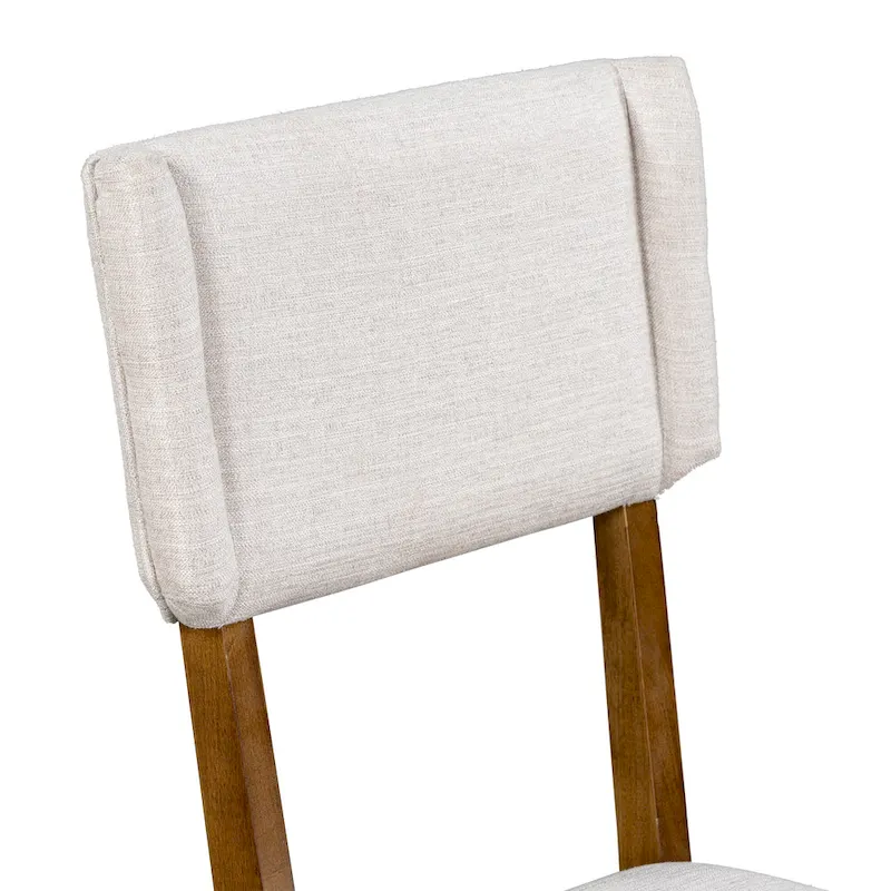 5-Piece Wooden Dining Table Set with 59 Rectangular Table & 4 Chairs