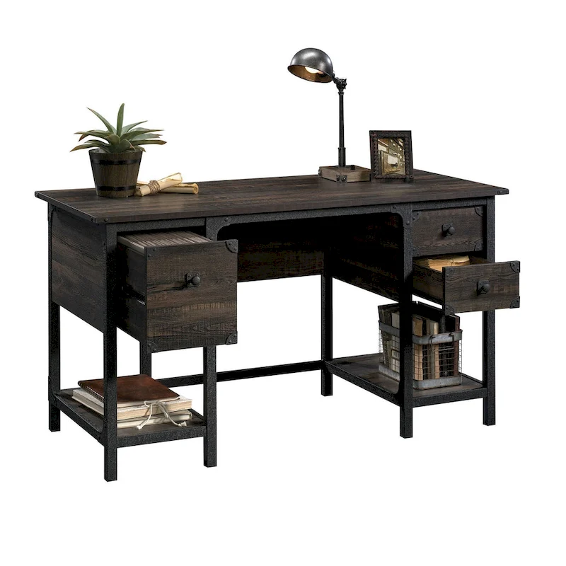 Steel River Double Ped Desk