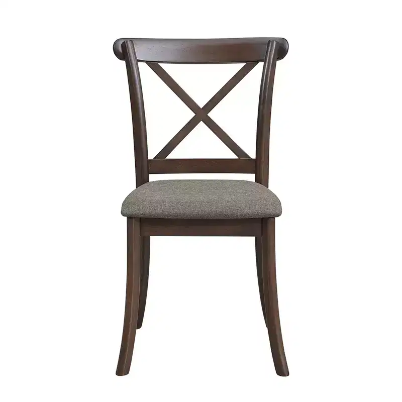 Vatros Wooden Dining Chairs Set of 2, Modern Upholstered Dining Room Chair