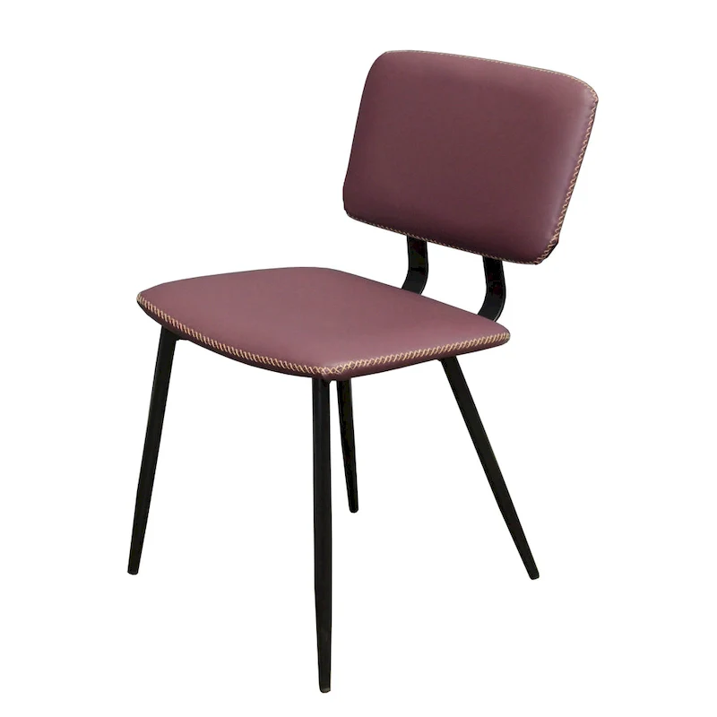 Multi-Color Faux Leather Dining Chair, Single Seat