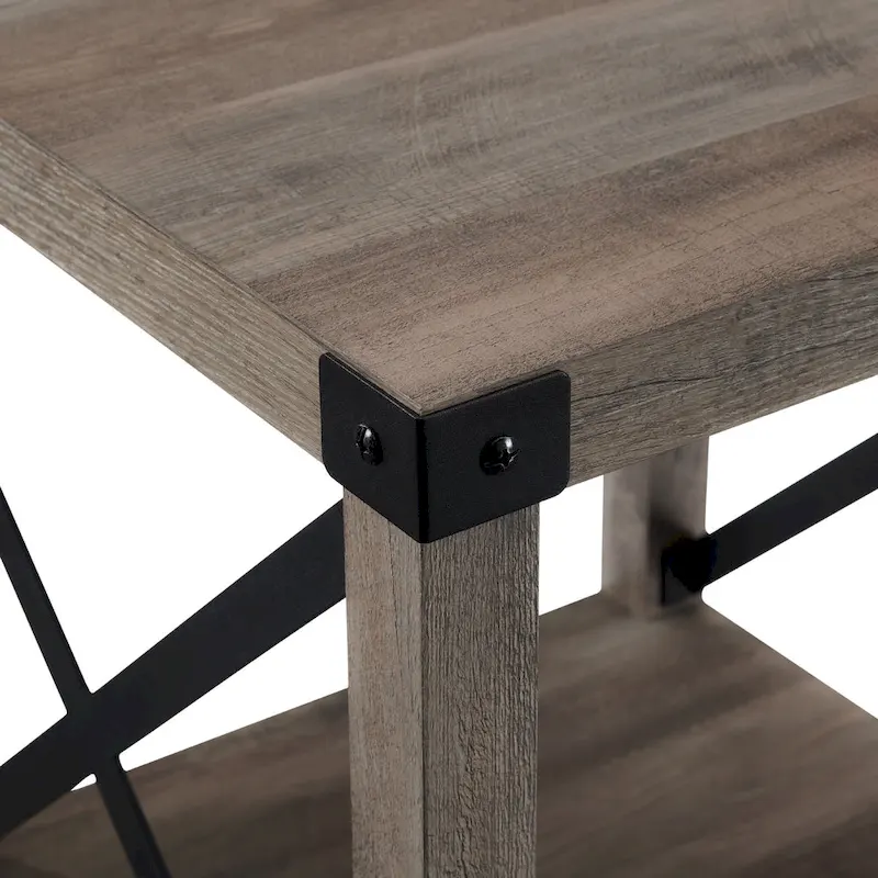 Middlebrook Kujawa 18-inch X-side Accent Table (Set of 2)