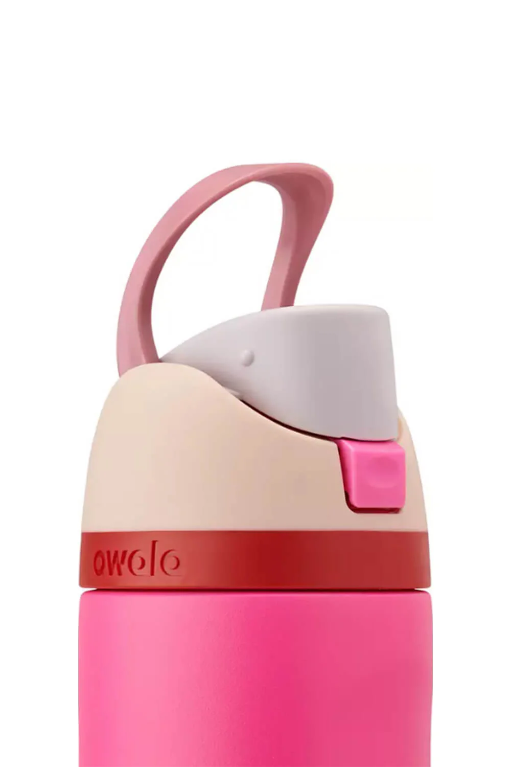 Owala FreeSip 24 oz Stainless Steel Water Bottle in Pink | C05769-PINK