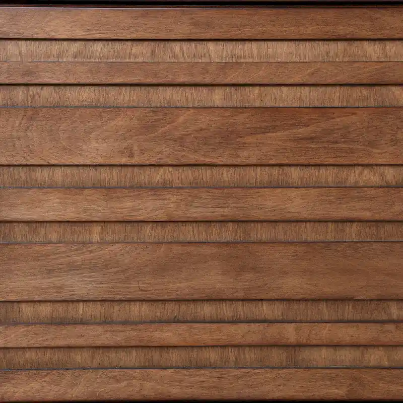 Bridgevine Home Sausalito 78 inch high Left Pier Cabinet, No Assembly Required, Whiskey Finish