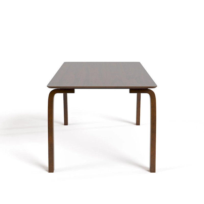 Furniture of America Beau I Mid-century Walnut 5-Piece Rectangle Dining Table Set