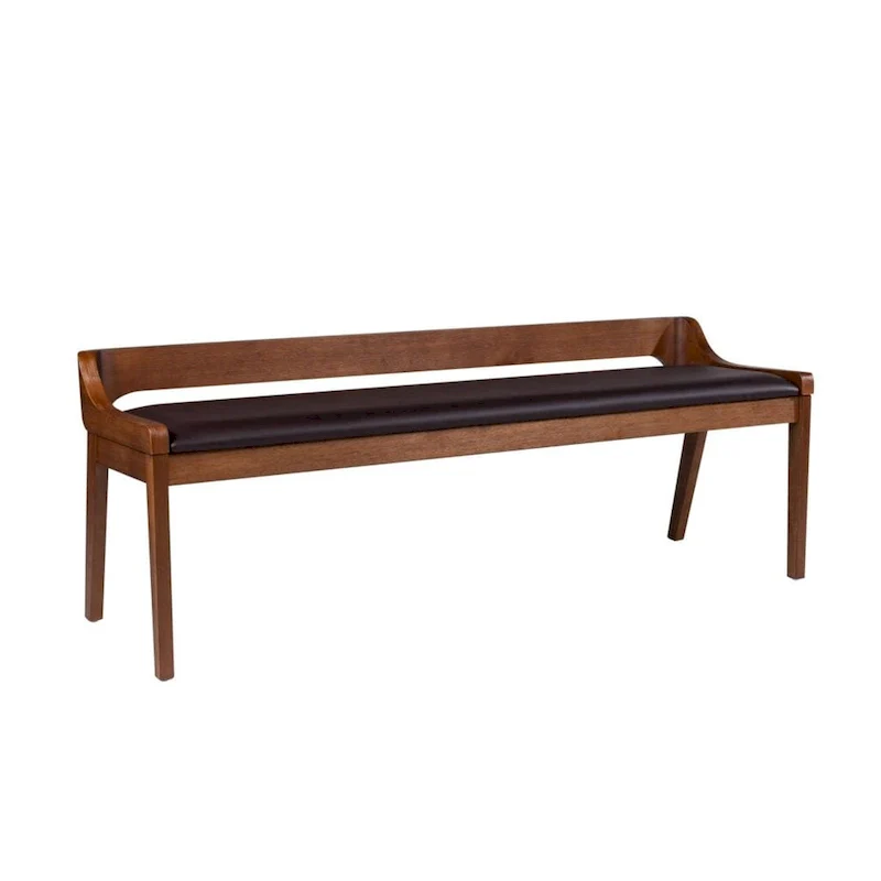 Rasmus Mid Century Wood Dining Bench