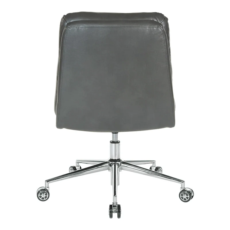 Legacy Swivel Office Chair in Faux Leather