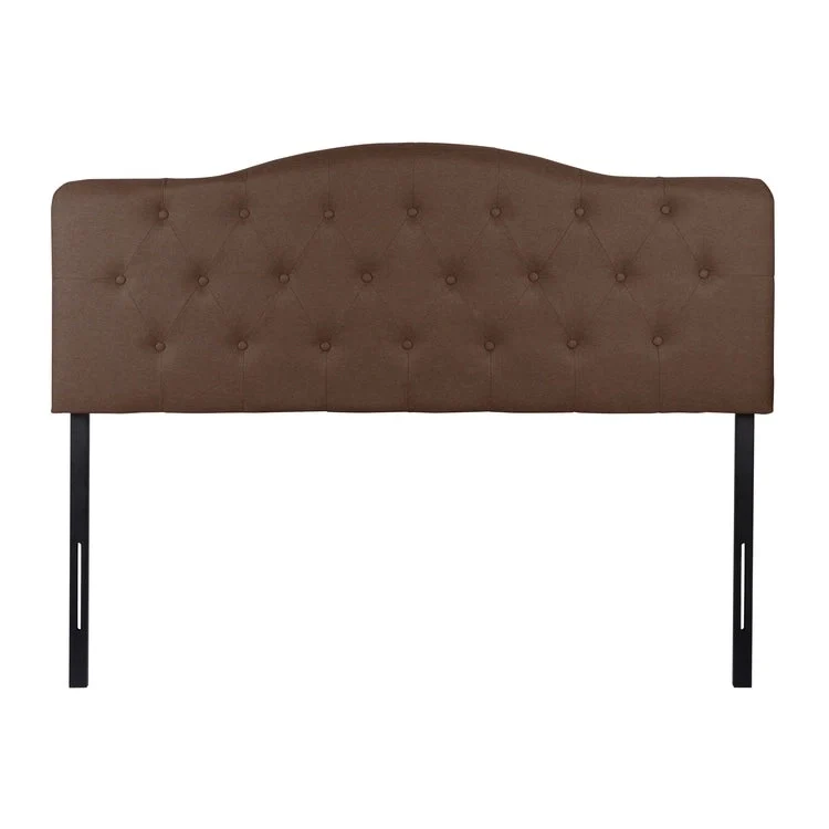 Cecilia Button Tufted Upholstered Headboard, Height Adjustable Headboards,Bed Backboard Premium Padded Fabric Headboard