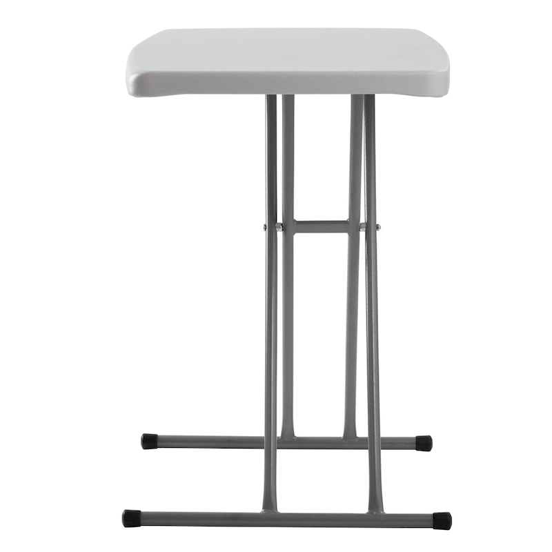 Commercialine 20 x 30 Height Adjustable Personal Folding Table, Speckled Grey