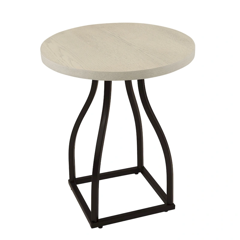 HomePop Lindsay Metal Base Accent Table