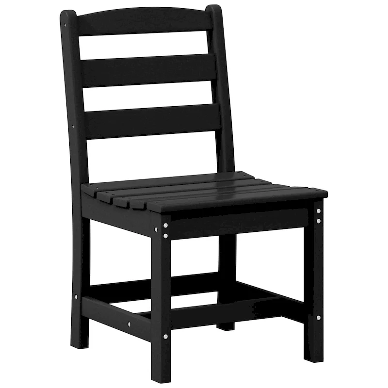 Polytrends Shoreside Outdoor Patio Armless Dining Side Chair