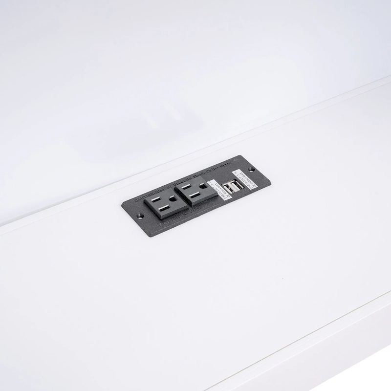 Twin Wooden Daybed with Trundle, Cabinets, and Charging Stations