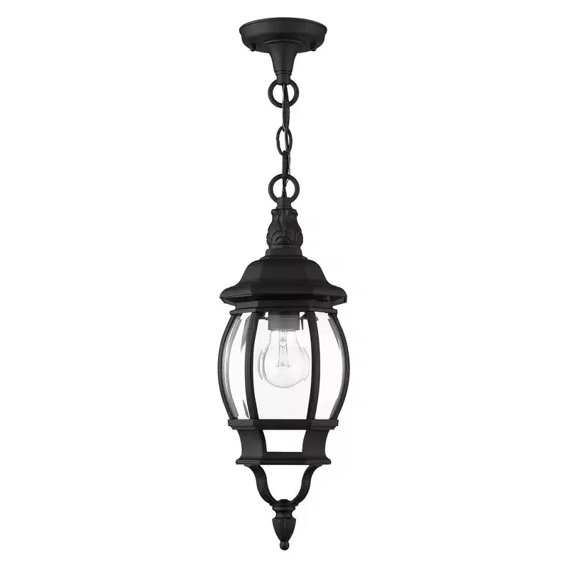 Livex Lighting Frontec 1 - Light Pendant in Textured Black