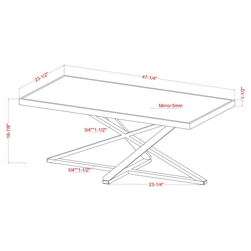 Starrla Glam Chrome Glass Top 2-Piece Coffee Table Set by Furniture of America