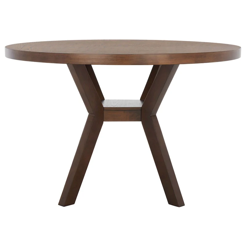 Round Solid Wood Dining Table, 48