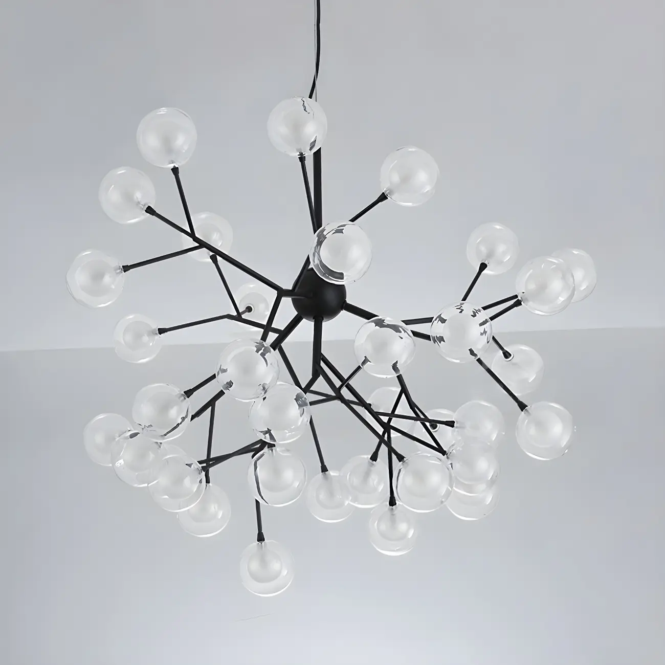 Adjustable Modern Globe Glass Sputnik Chandelier