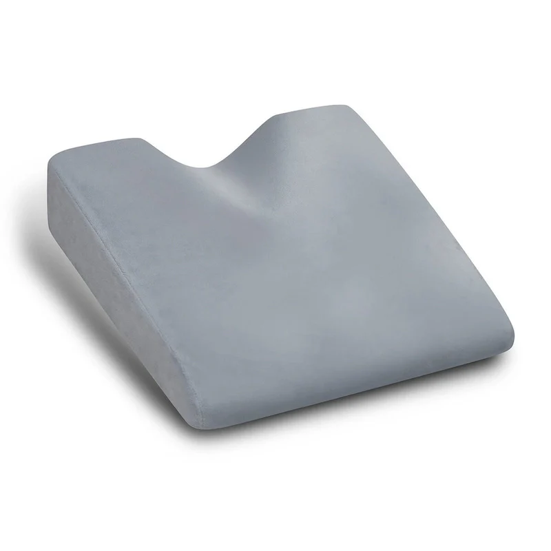 Car Seat Wedge Cushion Pillow – Grey/Blue, Ergonomic Driving Support Pillow