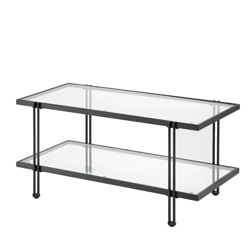 Metal and Glass Coffee Table