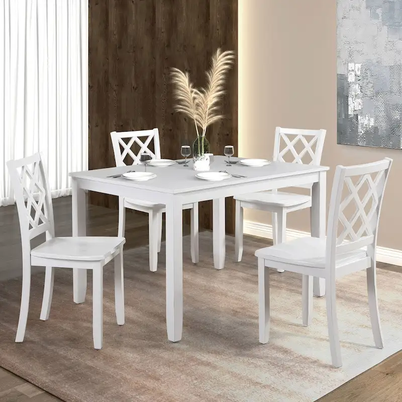 Manheim Casual Farmhouse Solid Wood Dining
