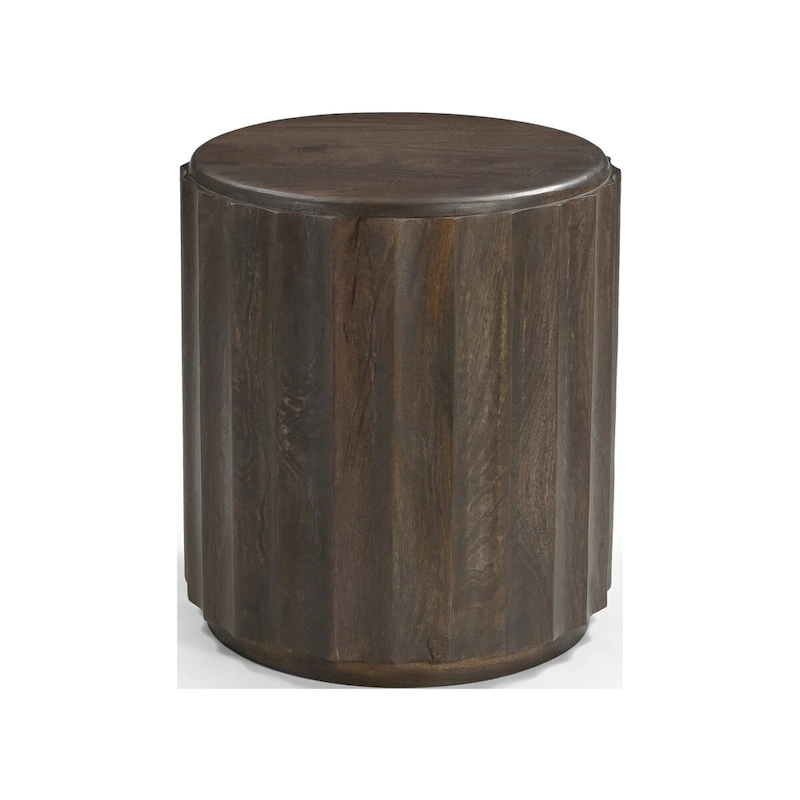 Sydney Round Solid Wood End Table