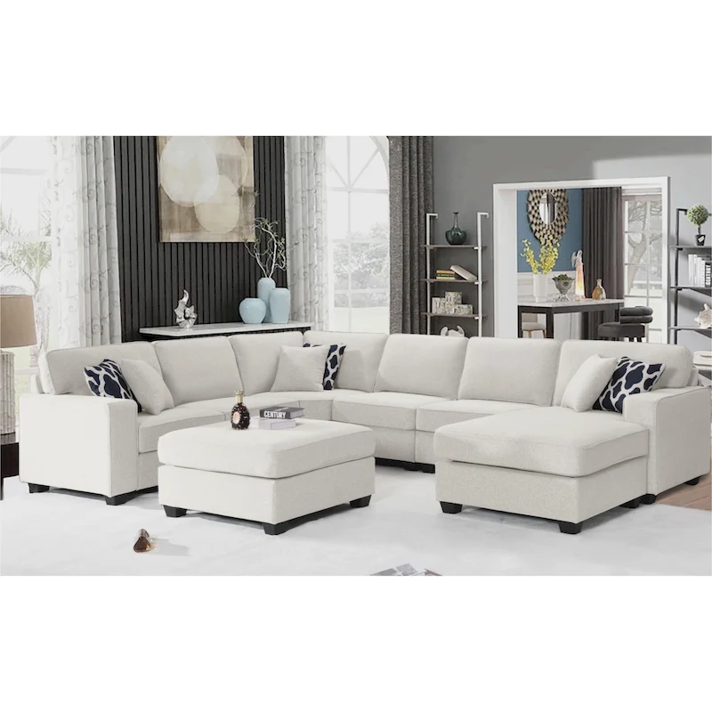 Flexible Combination Module Reversible Sectional Sofa