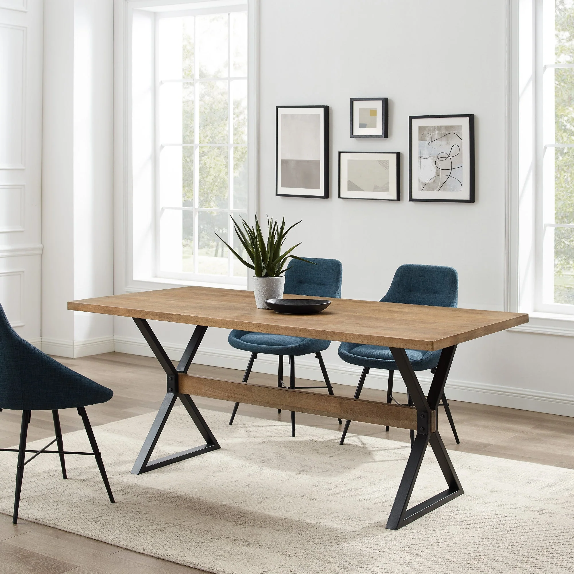 Amherst X Leg Dining Table