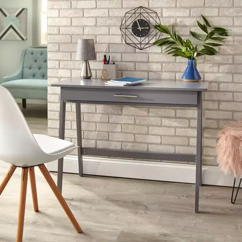 Buylateral Rollins Compact Single Drawer Writing Desk