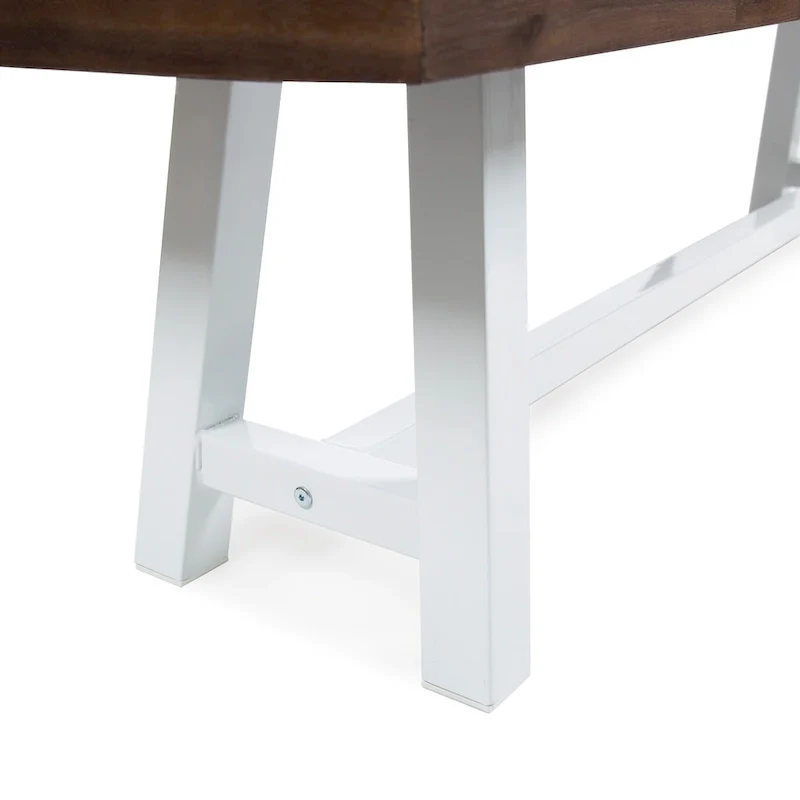 Jubilee Farmhouse Rectangle Acacia Wood Picnic Dining Bench by Christopher Knight Home