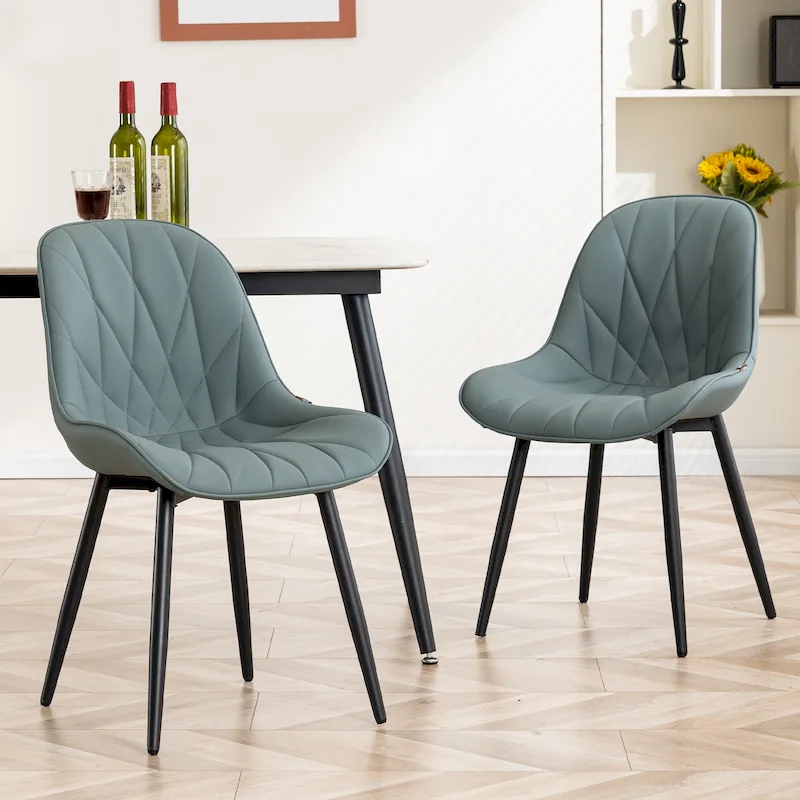 Upholstered Dining Chairs Set of 2 Modern Kitchen Chairs