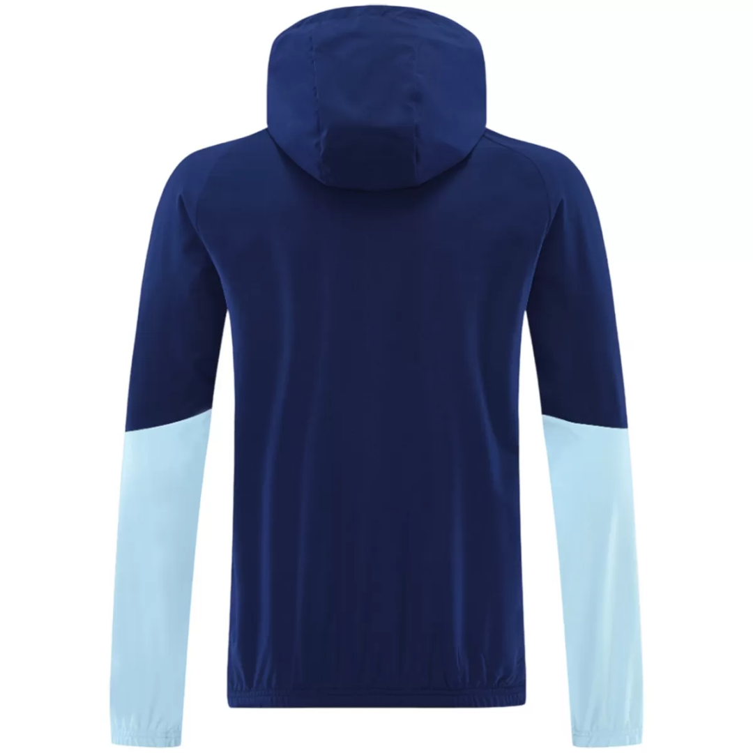 Argentina Windbreaker Hoodie Jacket Navy 2026