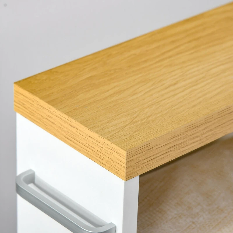 Bathroom Cabinet with Wheels