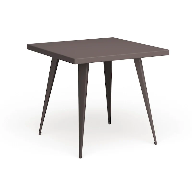 Industrial Square Metal Dining Table, Rustic Style, Kitchen & Dining Room
