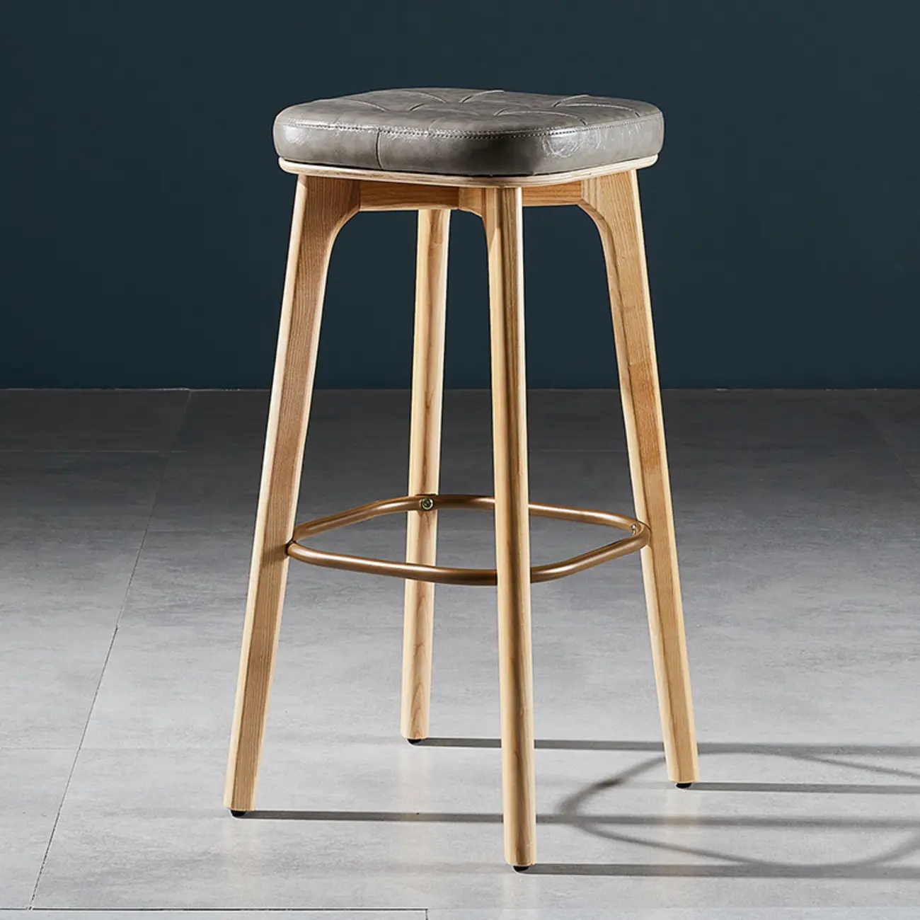 30 Inch Modern Leather Backless Bar Stools