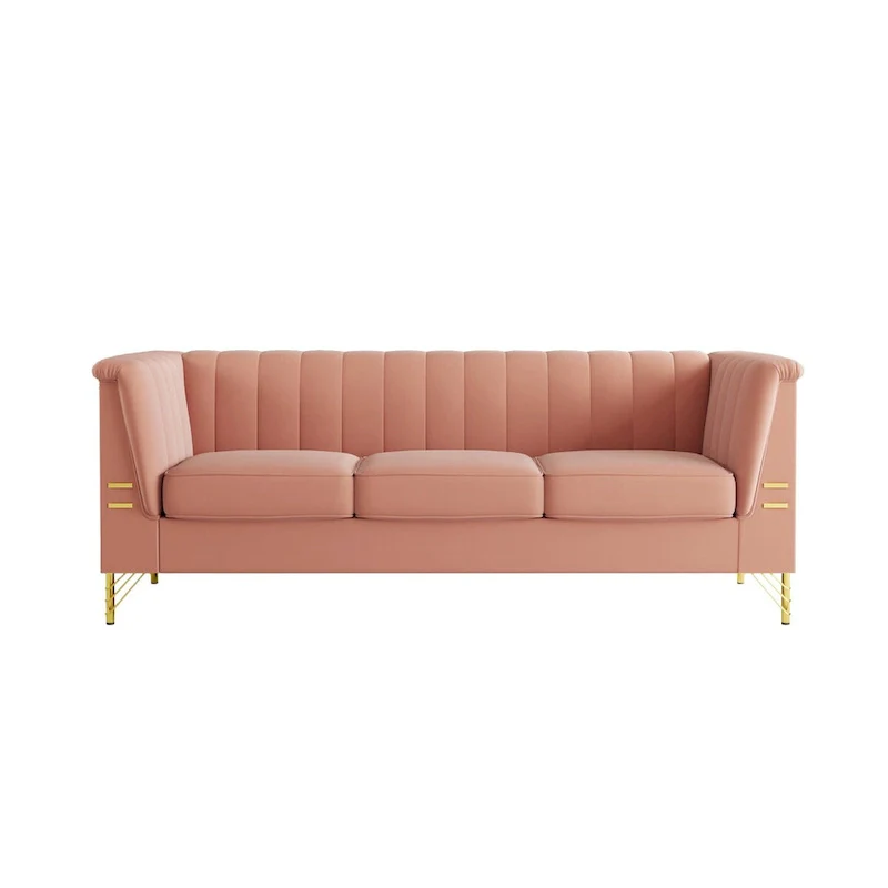 82.67  W Velvet Sofa