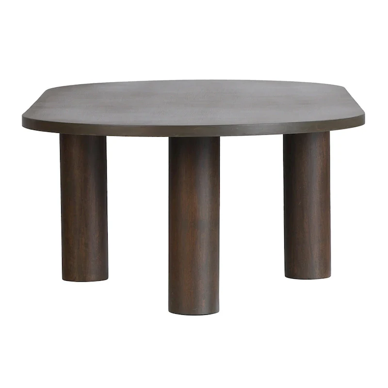 Oval Mango Wood Coffee Table