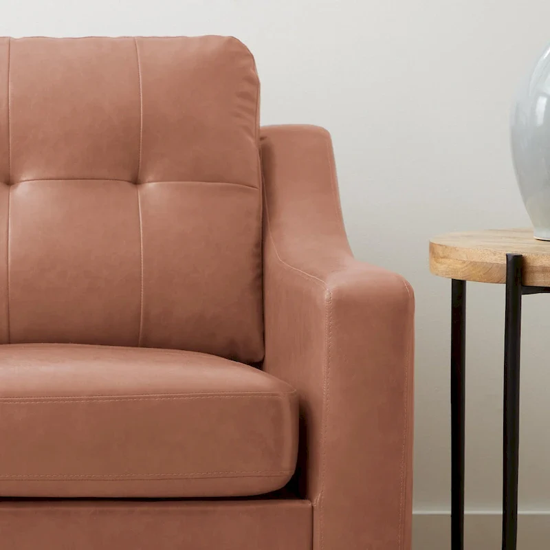 Brookside Ellen 75  Upholstered Scooped Arm Sofa