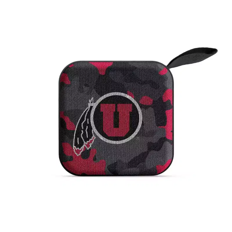 NCAA Utah Utes Bluetooth Portable Speaker with FM Radio: USB & MicroSD Connectivity