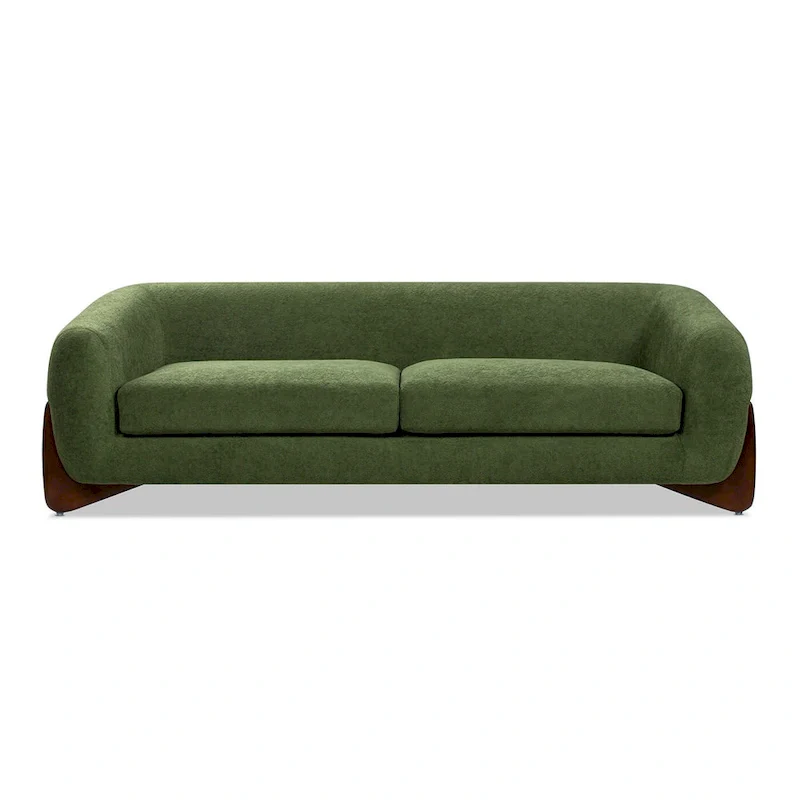 Alpine 90.5 Sherpa Upholstered Sofa