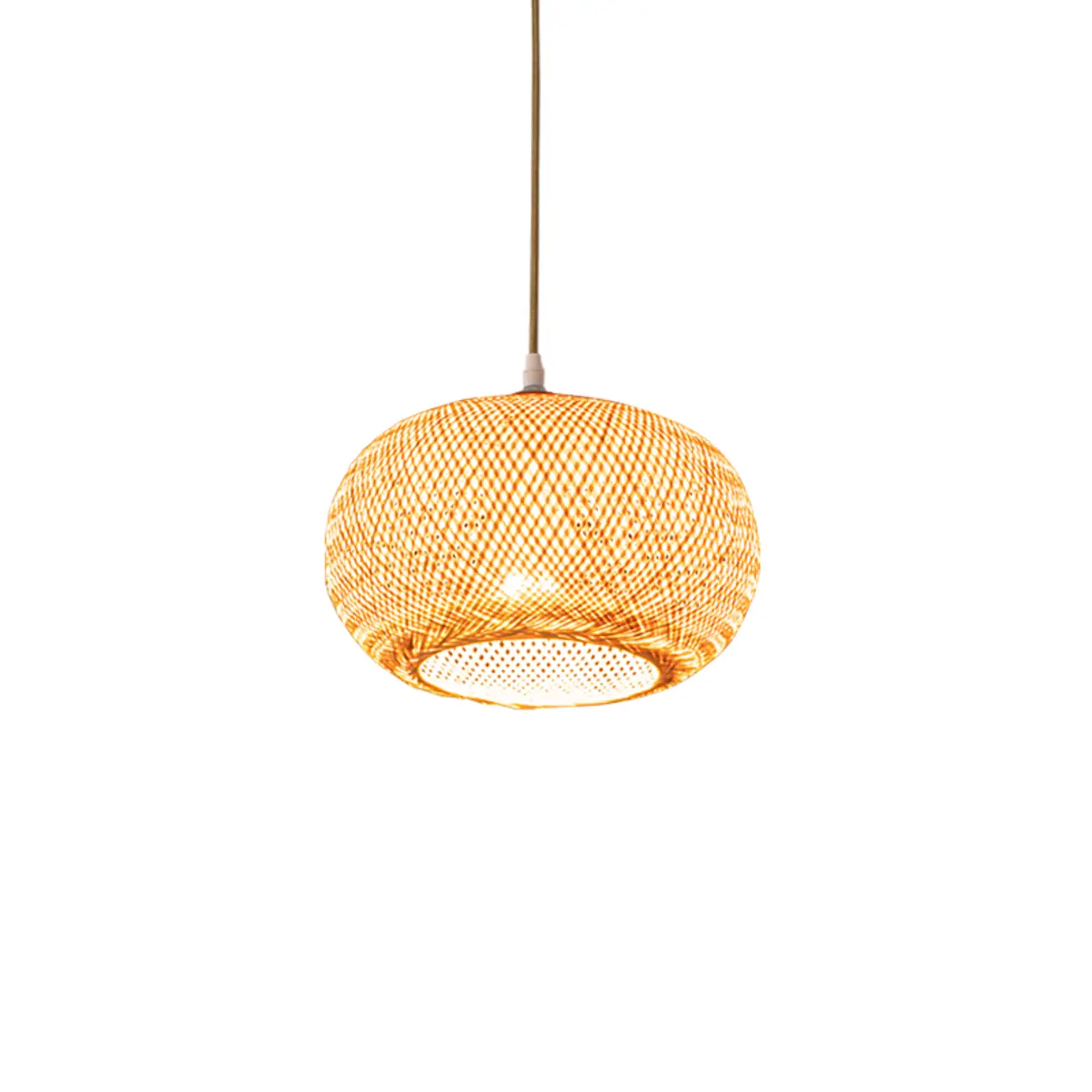 Japan Style Bamboo Lantern Pendant Lamp for Living Room