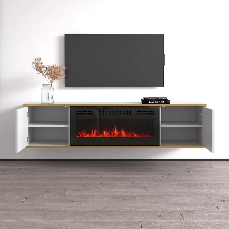 Goldie BL-EF Electric Fireplace 65  TV Stand