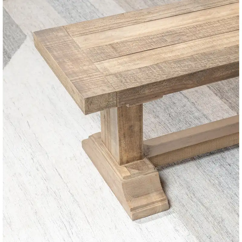 Dita Reclaimed Pine Wood Bench by Kosas Home